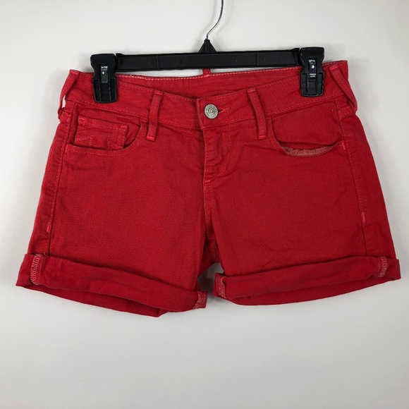 True Religion Cassie Red Jean Midi 